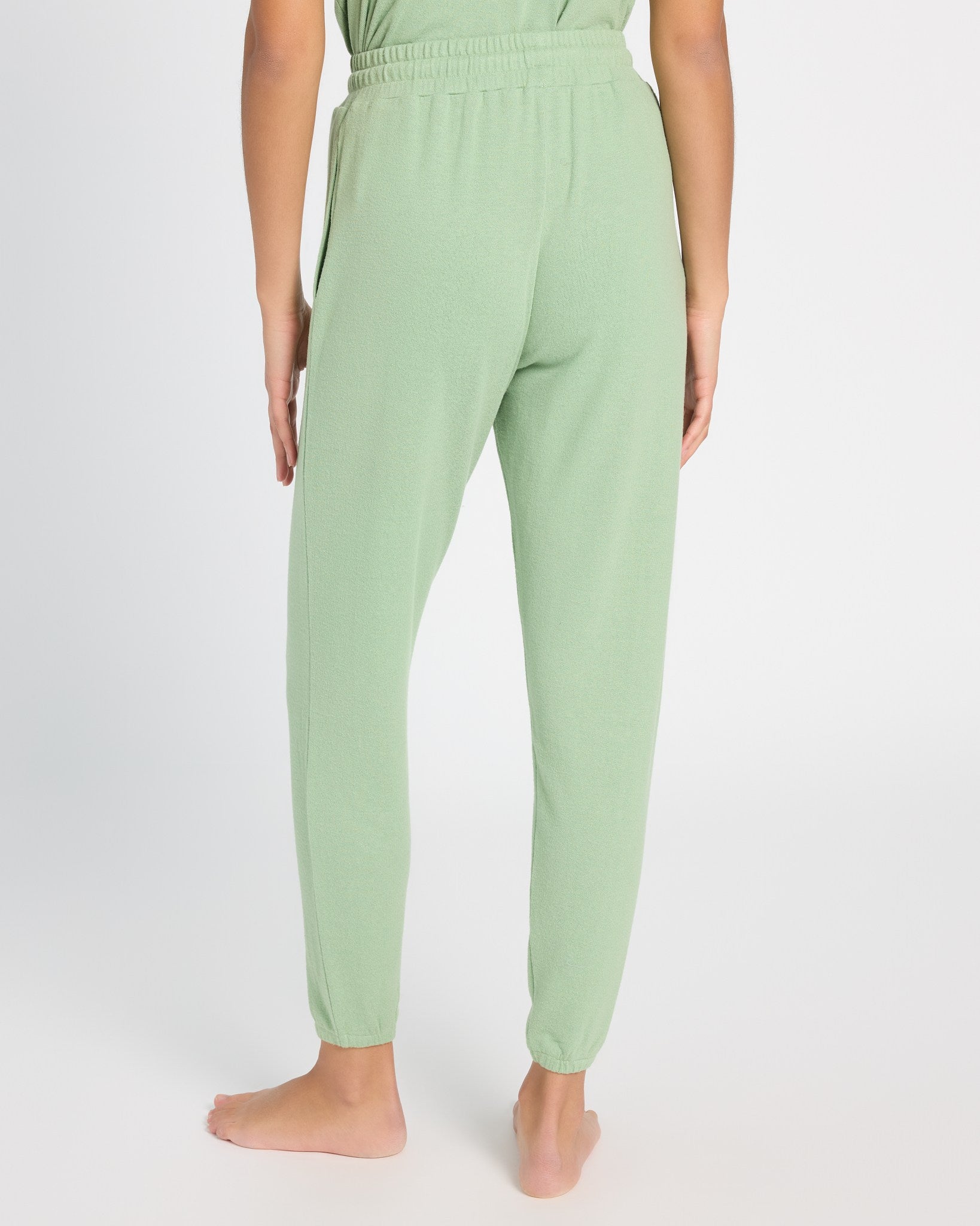 Soft Sage $|& SEAS Downtime Hacci Jogger - SOF Back