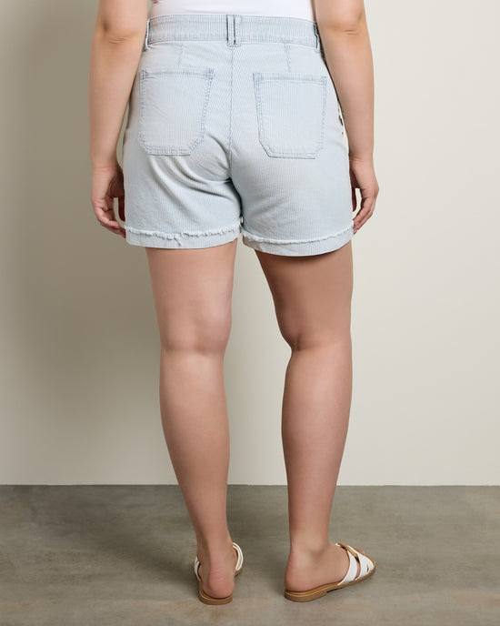 Sky Blue $|& Democracy Absolution High Rise Short - SOF Back