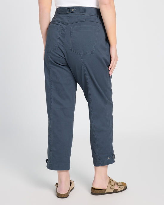 Orion Blue $|& Democracy Absolution High Rise Tapered Utility Pant - SOF Back