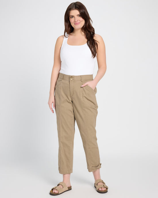 Portobello $|& Democracy Absolution High Rise Tapered Utility Pant - UGC On Fig