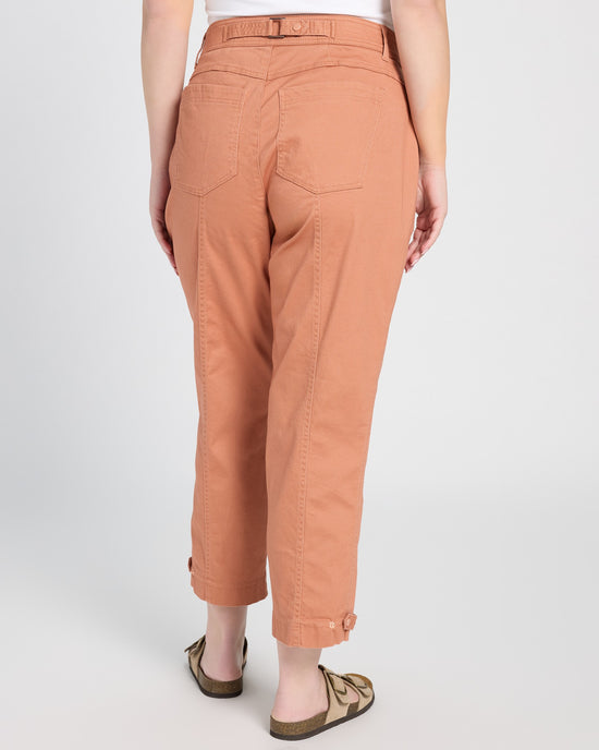 Raw Sienna $|& Democracy Absolution High Rise Tapered Utility Pant - SOF Back