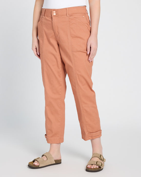 Raw Sienna $|& Democracy Absolution High Rise Tapered Utility Pant - SOF Front