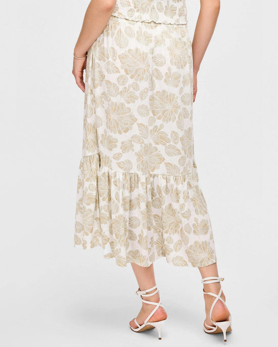 Matcha Bloom $|& Gentle Fawn Elaine Textured Knit Skirt - Hanger Side