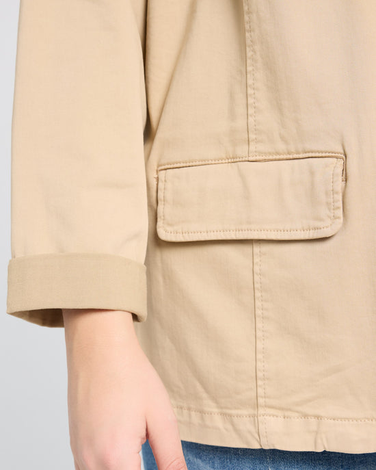 Cappuccino $|& Liverpool Fitted Blazer - SOF Full Front
