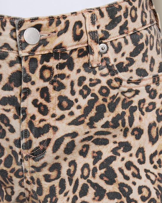 Safari Leopard $|& Dear John Gigi Frayed Hem Short - SOF Full Front