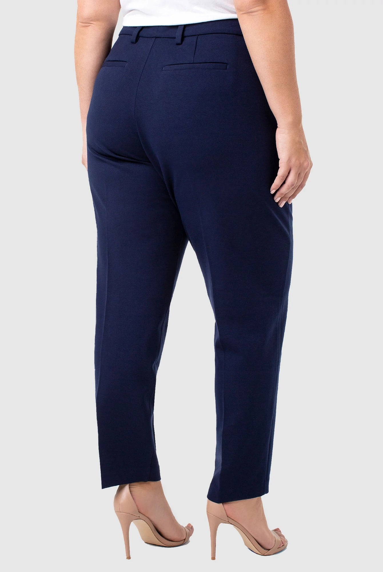 Cadet Blue $|& Liverpool Kelsey Trouser - VOF Back