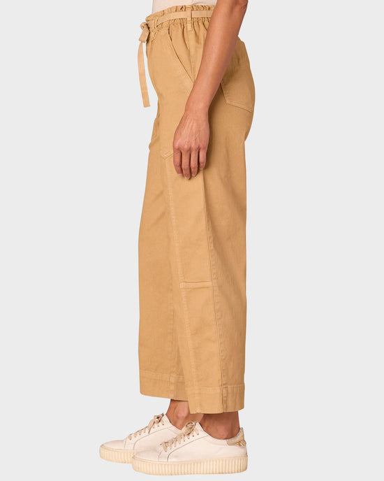 Caramel Latte $|& Democracy Skyrise Relaxed Straight Leg Pant - Hanger Front