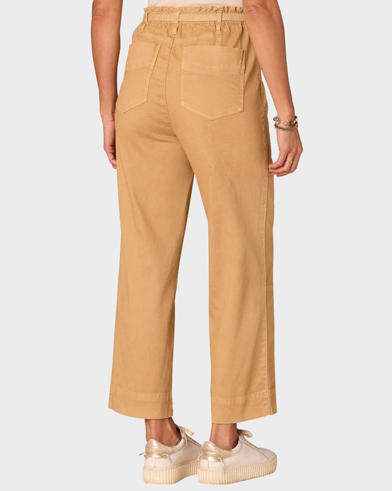 Caramel Latte $|& Democracy Skyrise Relaxed Straight Leg Pant - Hanger Side
