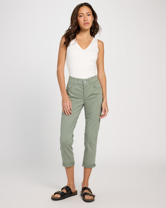 Deep Seagrass $|& Democracy Absolution Cuffed Ankle Skimmer - UGC On Fig