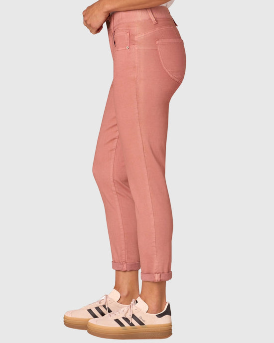 Mineral Rose $|& Democracy Absolution Cuffed Ankle Skimmer - Hanger Front