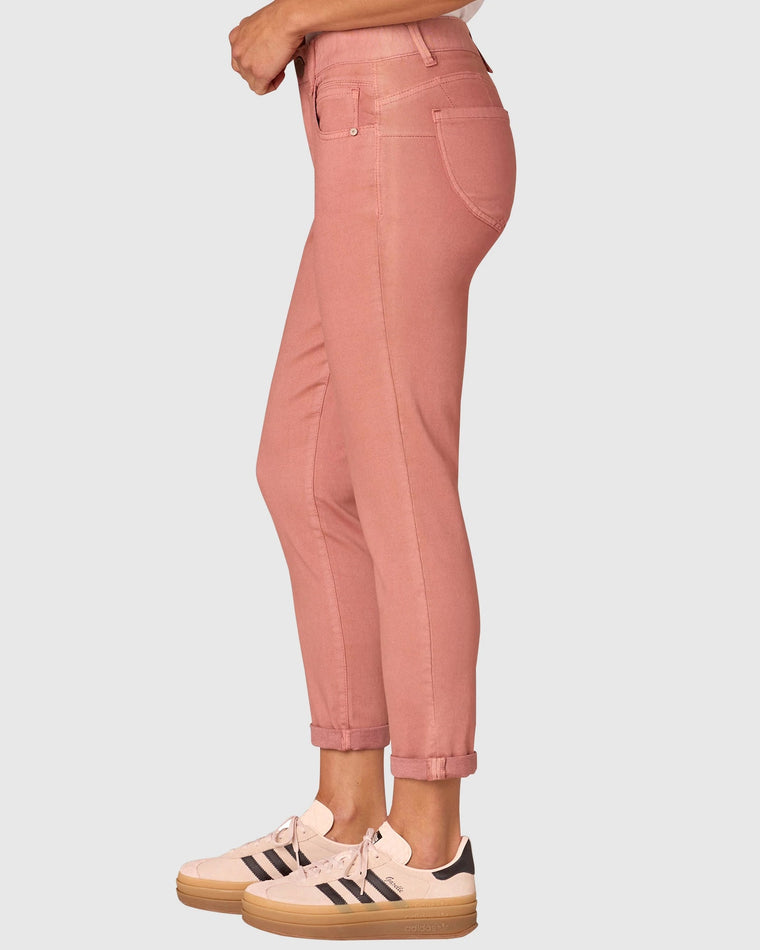 Mineral Rose $|& Democracy Absolution Cuffed Ankle Skimmer - Hanger Front