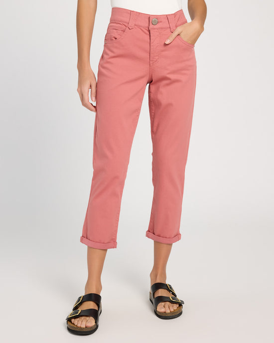 Mineral Rose (Petite) $|& Democracy Absolution Cuffed Ankle Skimmer - SOF Front