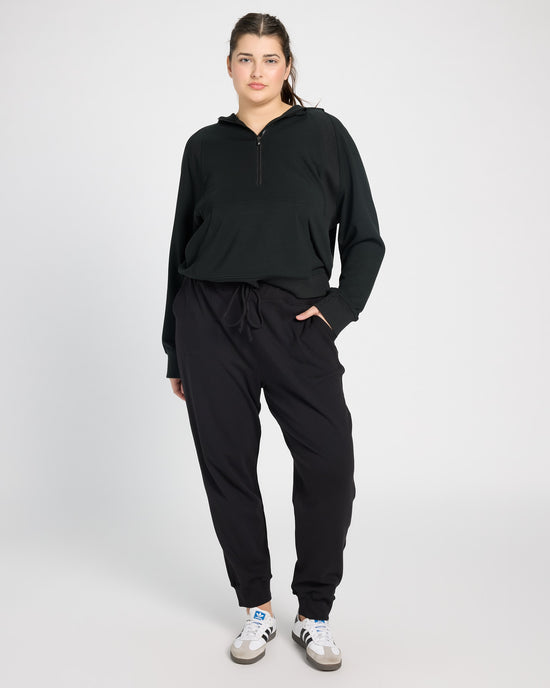 Black $|& Thread & Supply Lella Hoodie - UGC On Fig