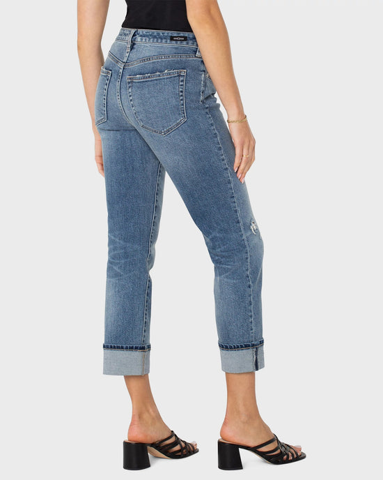 Rio Hondo Blue $|& Liverpool Marley Girlfriend Jeans - Hanger Side