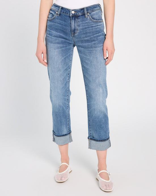 Rio Hondo Blue $|& Liverpool Marley Girlfriend Jeans - SOF Front