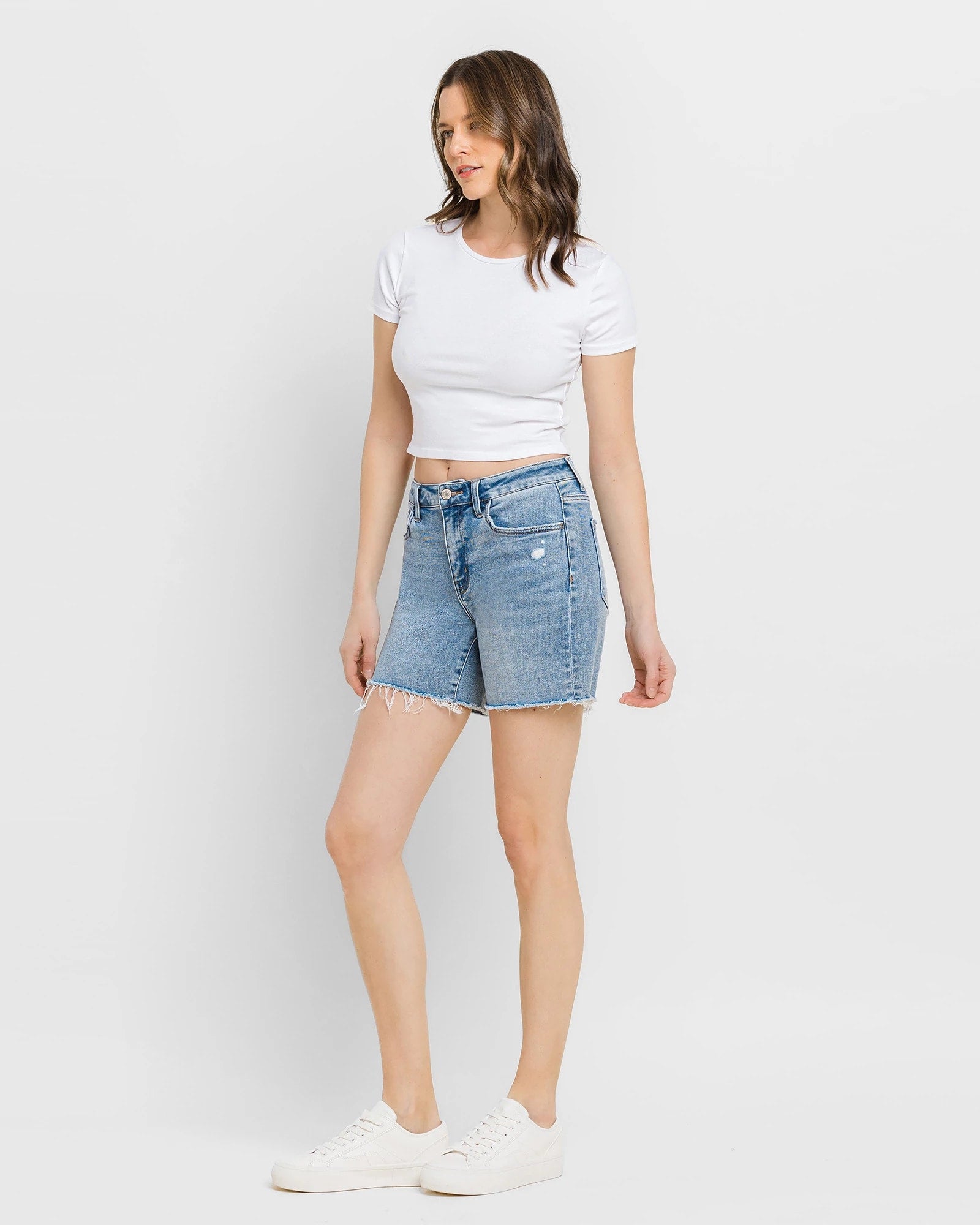 Done Deal $|& Vervet Mid Rise Midi Short - Hanger Front