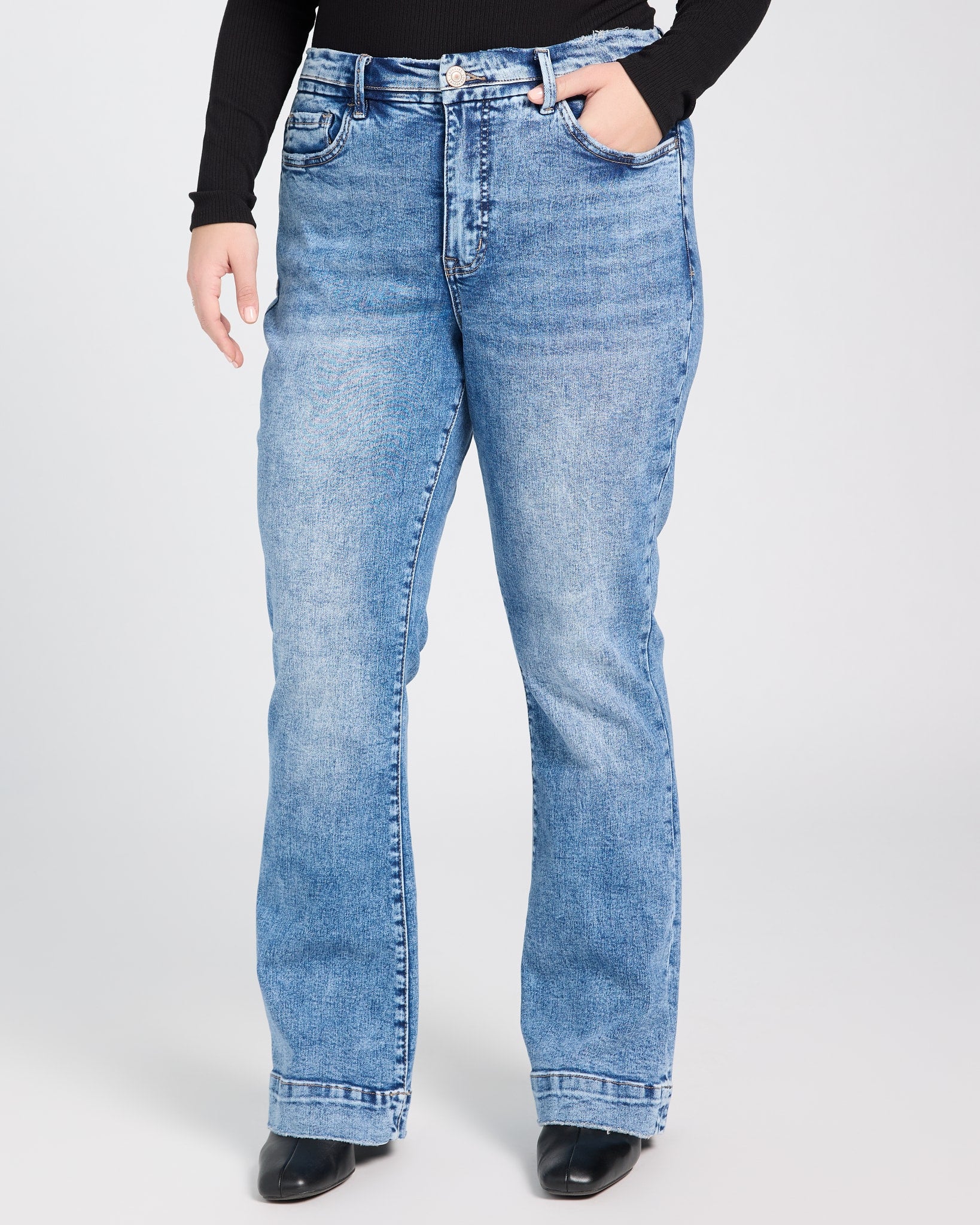 Protegee $|& Lovervet High Rise Bootcut Jeans - SOF Front