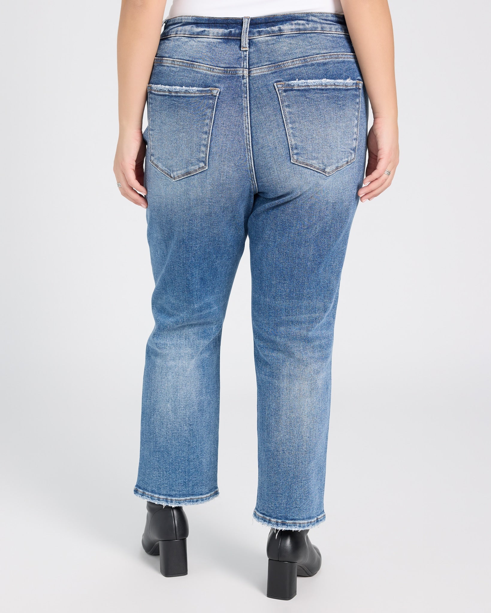 Speakeasy $|& Lovervet High Rise Slim Straight Jeans - SOF Back