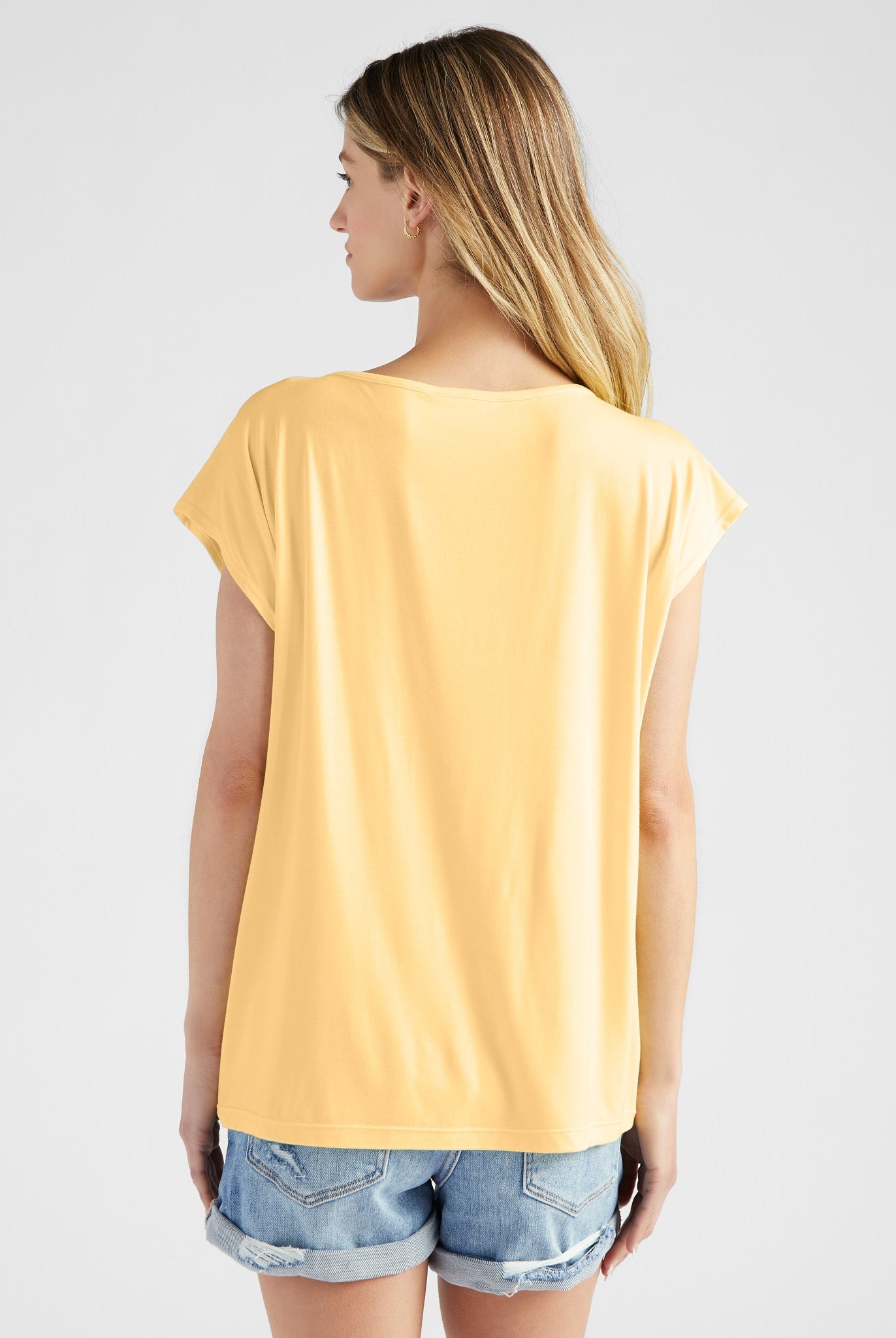 Butter $|& SEAS Brentwood Boat Neck Top - SOF Back