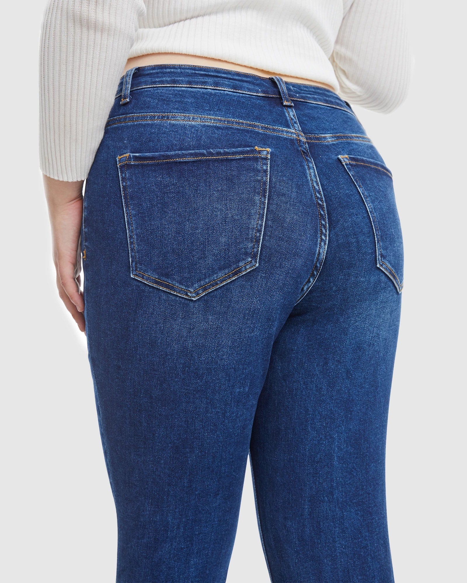 Deep Sea $|& Bayeas High Rise Bootcut Jeans - VOF Detail