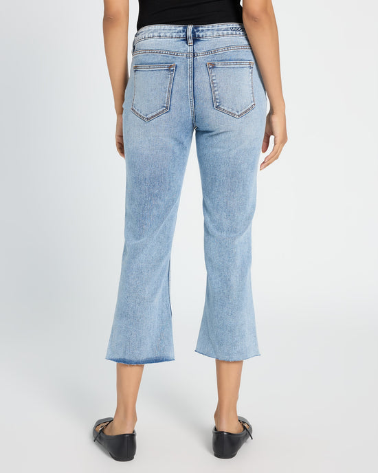 Light Wash $|& Vigoss Marley Cropped Bootcut Jeans - SOF Back