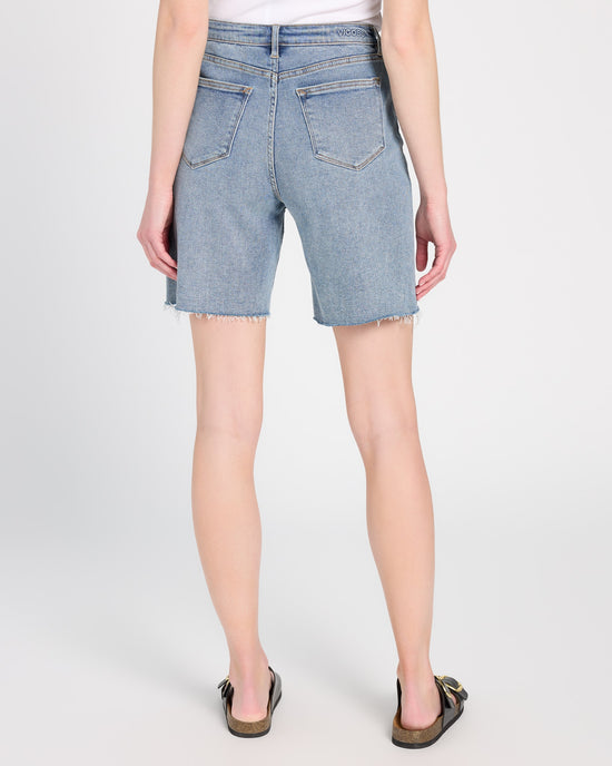 Light Wash Blue $|& Vigoss High Bermuda Short - SOF Back