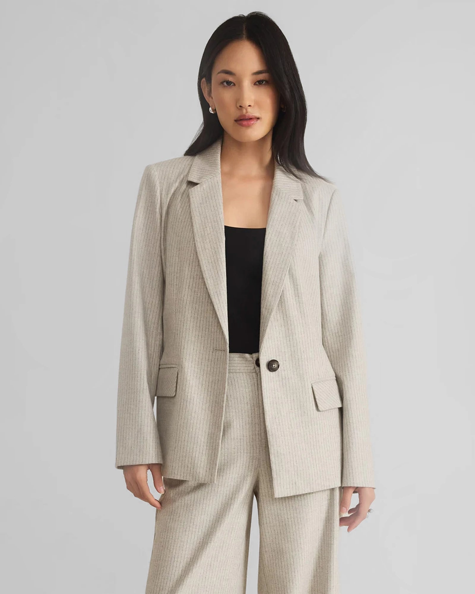 BLAZER PLAYFUL ROMPERS ネイビーSサイズ Ameri（アメリ）の「BLAZER PLAYFUL ROMPERS（つなぎ