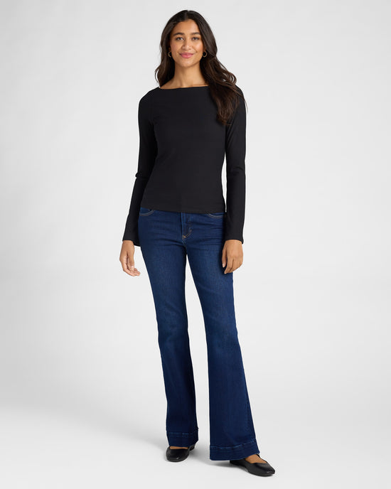 Black $|& Weekend LA Arabella Top - SOF Full Front
