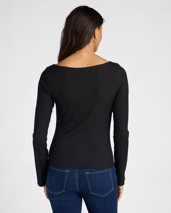 Black $|& Weekend LA Arabella Top - SOF Back