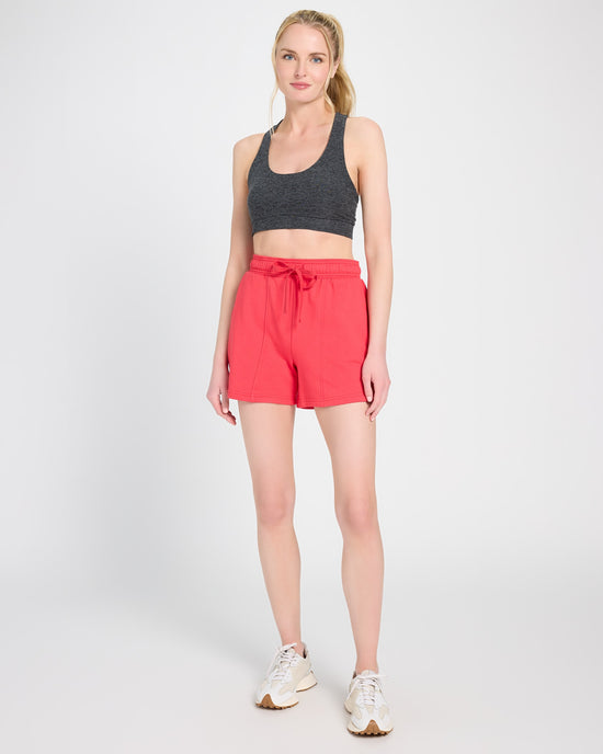 Red Ruby $|& Thread & Supply Paulie French Terry Shorts - UGC On Fig