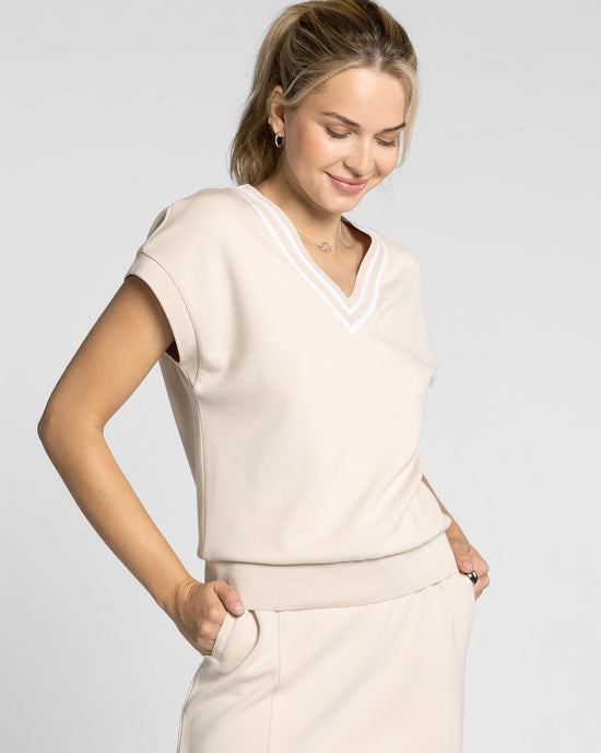 Oak Varsity $|& Thread & Supply Rhonda Top - Hanger Front