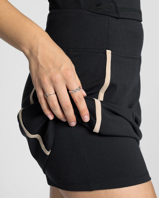 Black Oak Rib $|& Thread & Supply Carlton Skort - Hanger Back