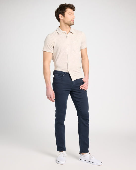 Navy $|& Liverpool Kingston Modern Straight 32In - UGC On Fig