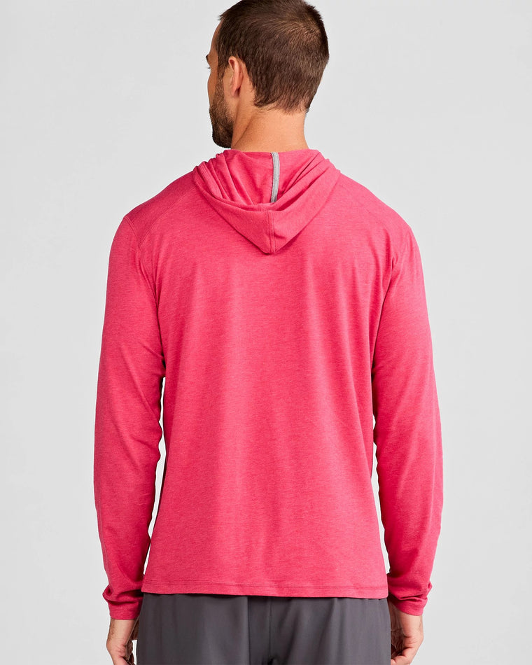 Ruby Heather $|& Tasc Carrollton Lightweight Hoodie - VOF Back