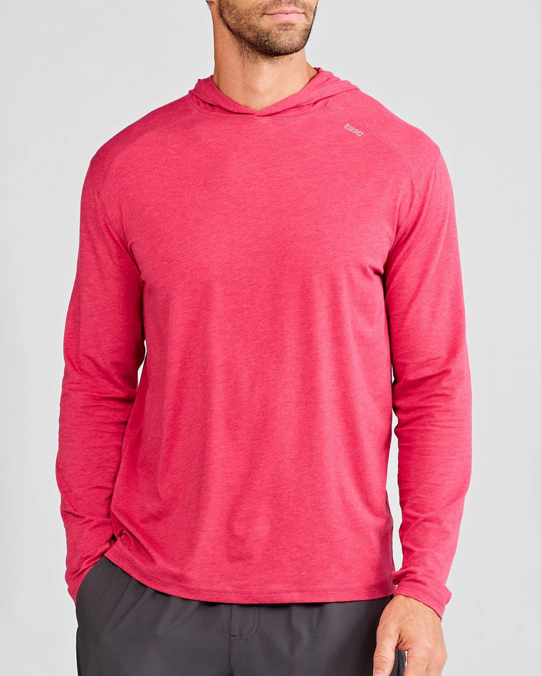 Ruby Heather $|& Tasc Carrollton Lightweight Hoodie - VOF Front