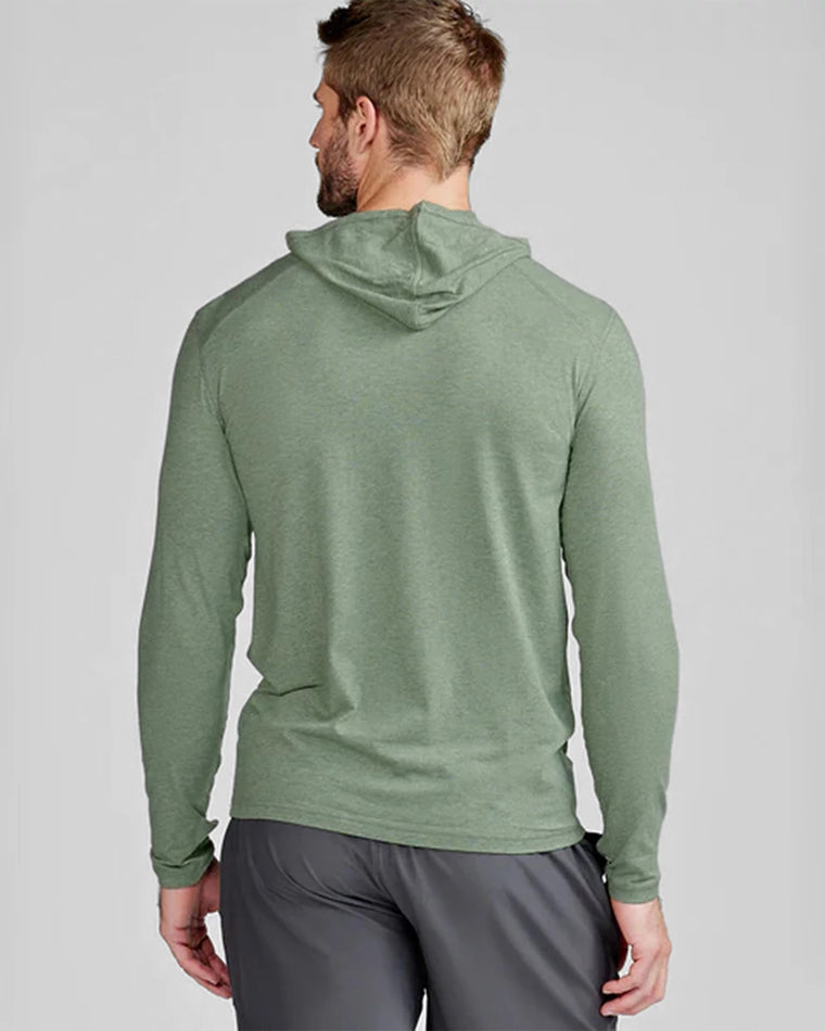 Kelp Green $|& Tasc Carrollton Lightweight Hoodie - VOF Back