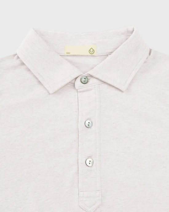 Marble Heather $|& Tasc Everywear Polo - Hanger Back