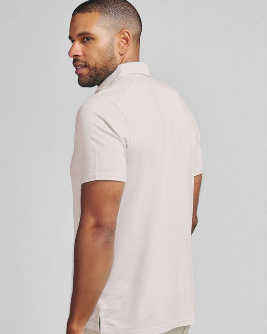 Marble Heather $|& Tasc Everywear Polo - Hanger Front