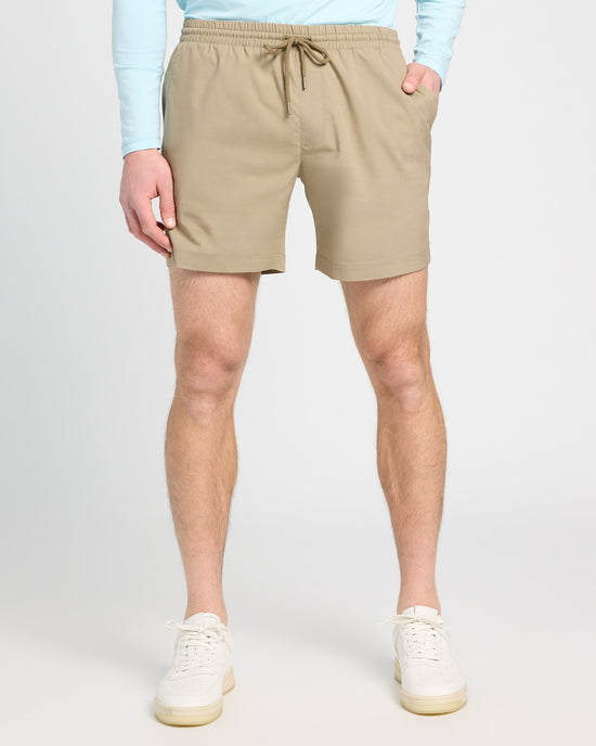 Mid-Khaki $|& Tasc Weekender Short - SOF Front
