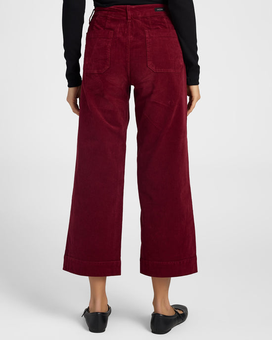Ruby $|& Liverpool Corduroy Crop Wide Leg Pants - SOF Back