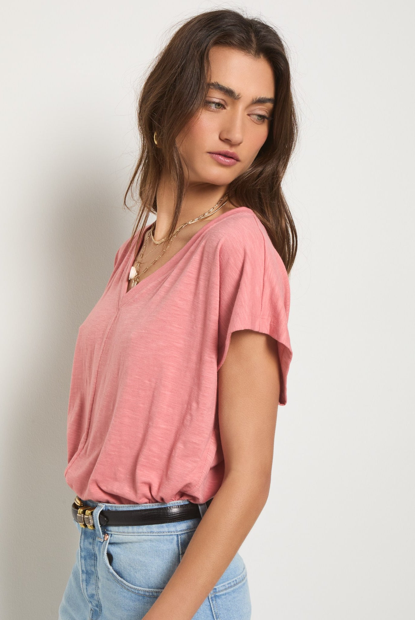 Sun Kissed $|& SEAS SoCal Short Sleeved Top - VOF Front