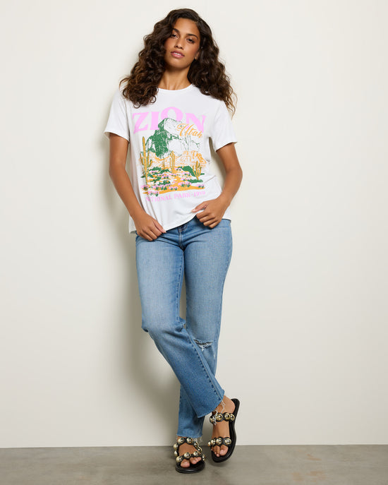 Cream $|& Polagram Zion National Park Graphic Tee - UGC On Fig