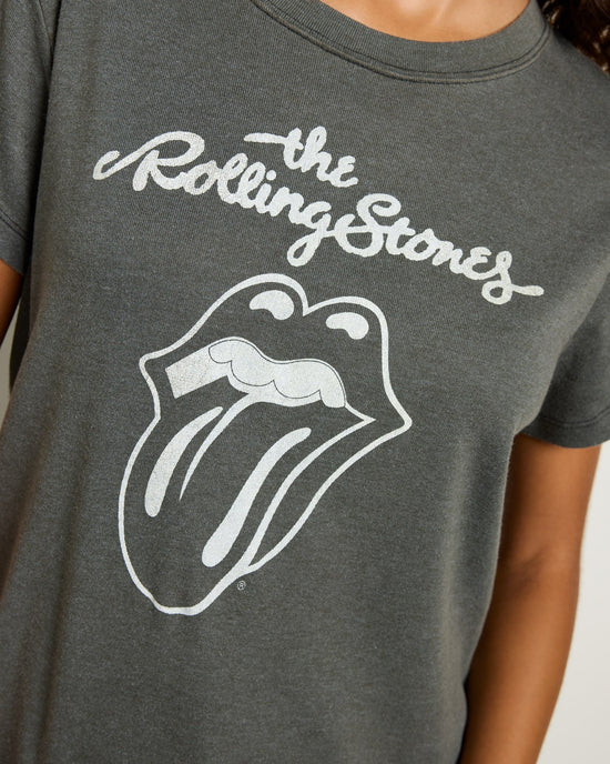 Vintage Black $|& Recycled Karma The Rolling Stones Graphic Tee - SOF Full Front