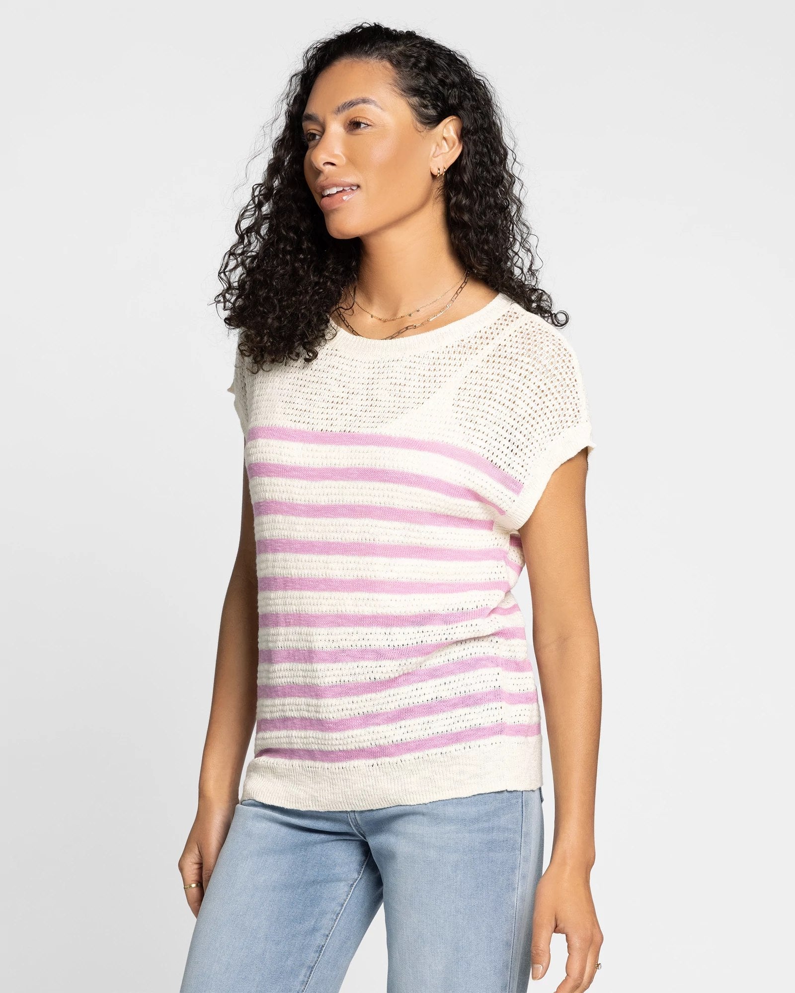 Ivory Orchid $|& Thread & Supply Elfie Top - Hanger Front