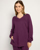 Flex Fleece V-Neck Top