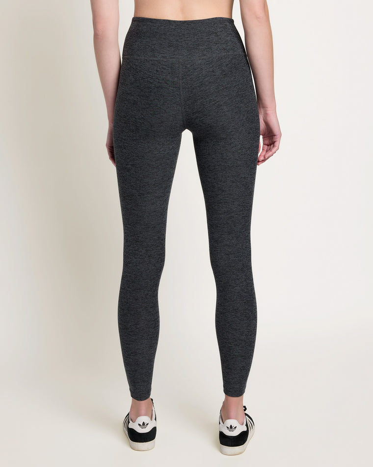 Heather Charcoal $|& Interval FlowHeather Sculpt Nexus Legging - SOF Back