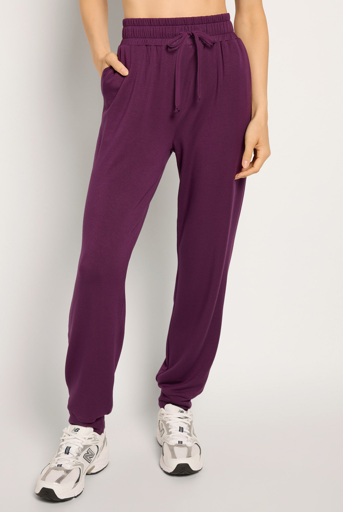 Amethyst $|& Interval Flex Jogger - SOF Front