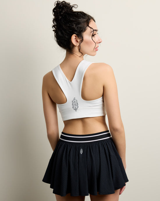 Electric Shock/White 2 Pack $|& Free People Movement Win Win Bra - SOF Back