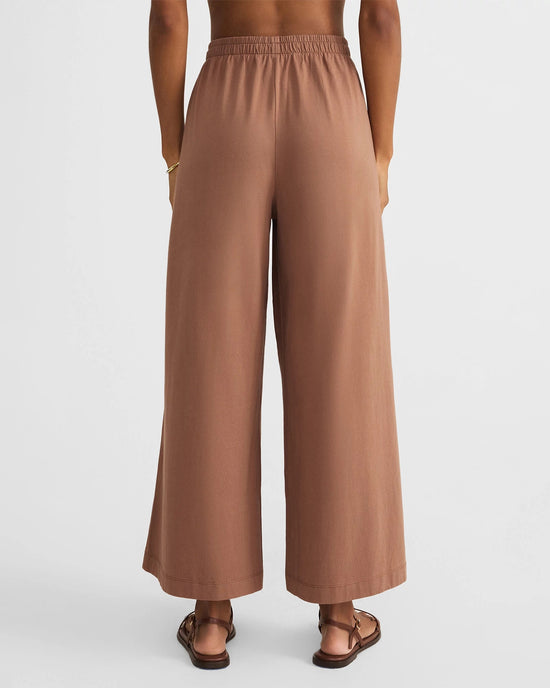 Teakwood $|& Z Supply Scout Jersey Flare Pant - Hanger Side