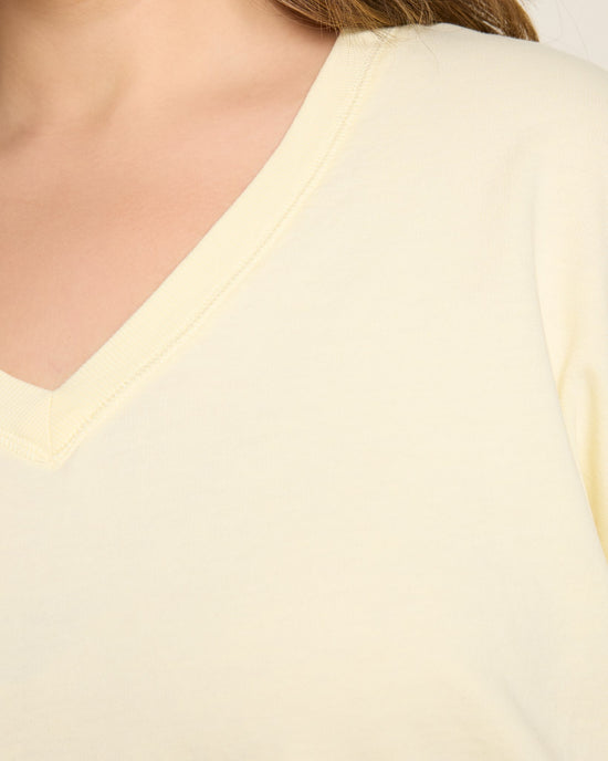 Mellow Yellow $|& Z Supply Modern V-Neck Weekender - SOF Full Front